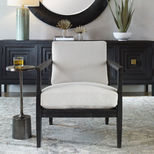 Brunei Accent Chair, White - stylish accent chair to elevate your living room decor | Image 7 | InSTYLE Home & Rugs