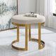 Infinity Accent Stool, Gold