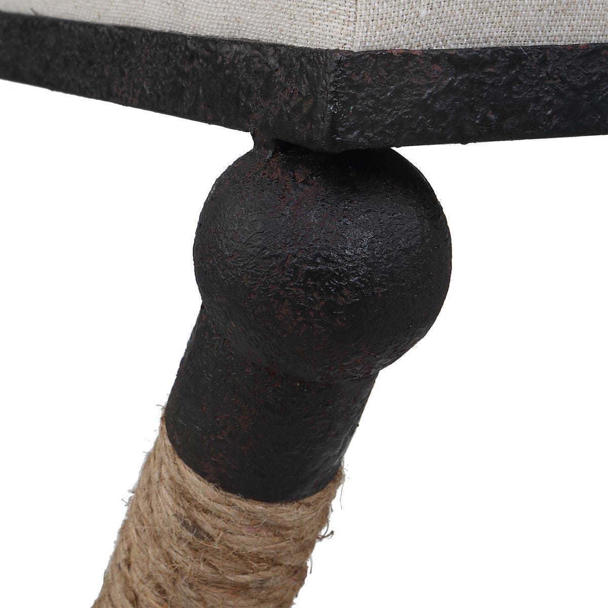 Firth Counter Stool, Oatmeal - perfect for modern counters | Image 3 | InSTYLE Home & Rugs