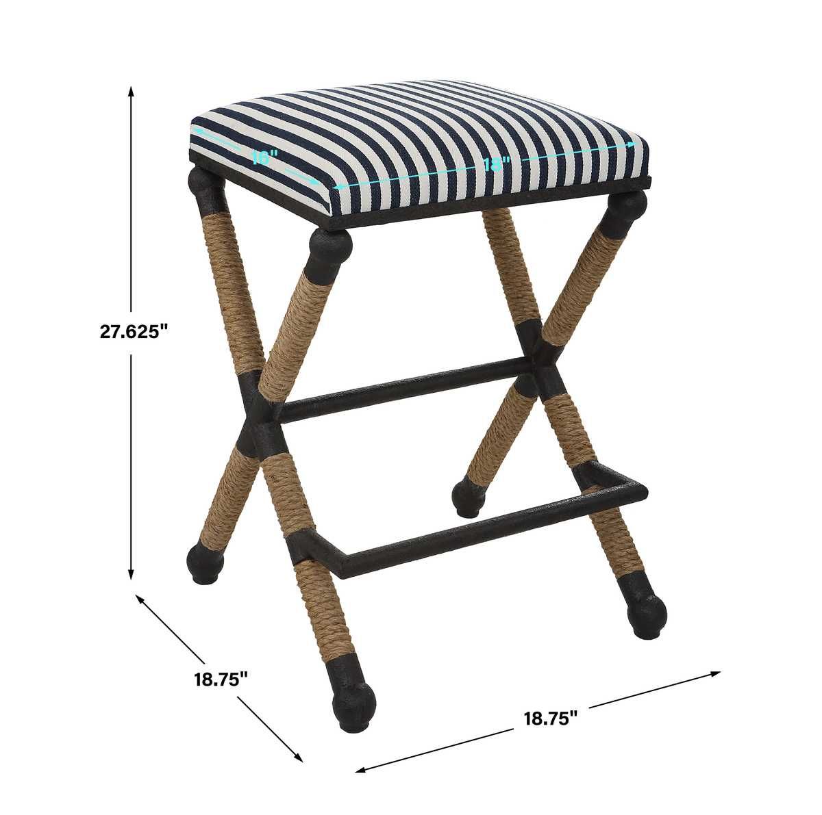 Braddock Counter Stool - perfect for modern counters | Image 8 | InSTYLE Home & Rugs