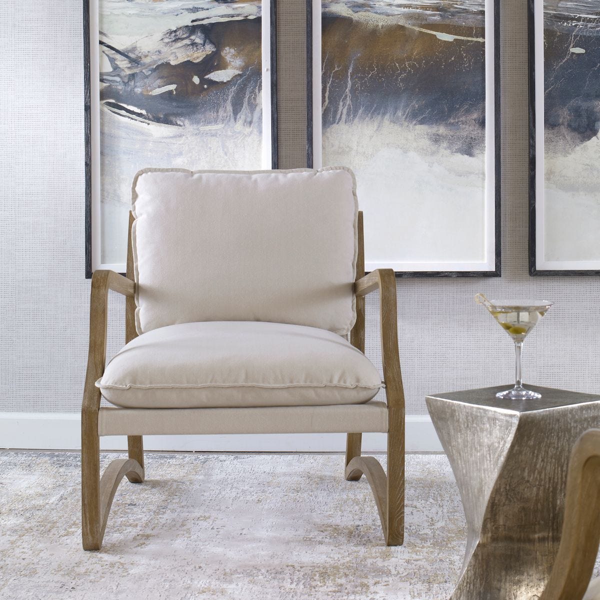 Melora Accent Chair - stylish accent chair to elevate your living room decor | Image 1 | InSTYLE Home & Rugs