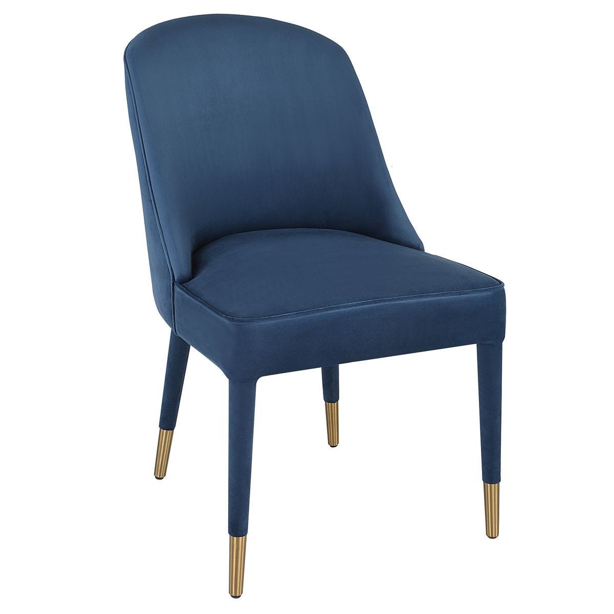 Brie Armless Chair, Sapphire, 2 Per Box, Priced Each - durable construction for long-lasting use | Image 3 | InSTYLE Home & Rugs