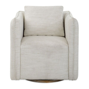 Corben Swivel Chair, White - variety of styles from classic to contemporary | Image 2 | InSTYLE Home & Rugs