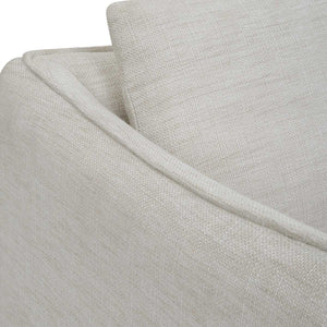 Corben Swivel Chair, White - variety of styles from classic to contemporary | Image 6 | InSTYLE Home & Rugs
