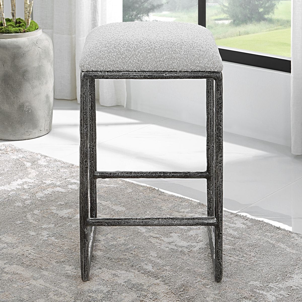 Brisbane Counter Stool - ergonomic design for comfort | Image 7 | InSTYLE Home & Rugs
