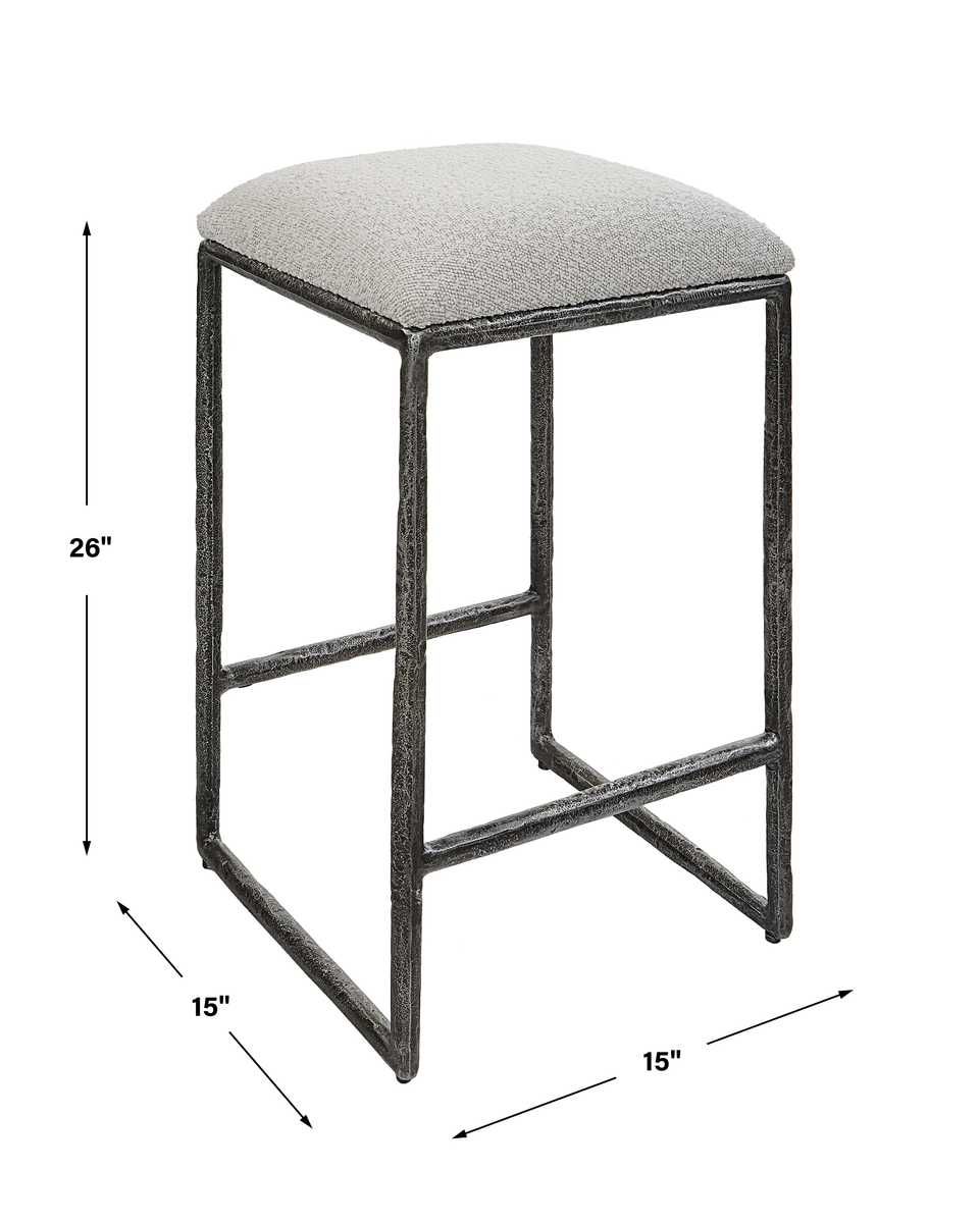 Brisbane Counter Stool - ergonomic design for comfort | Image 8 | InSTYLE Home & Rugs