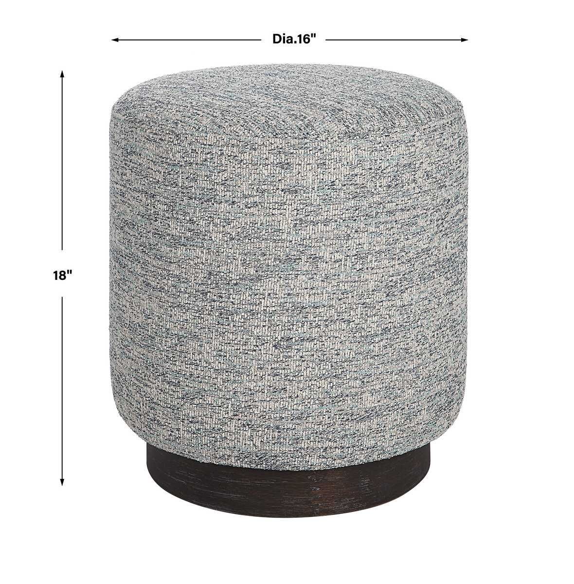 Avila Ottoman, Tweed - chic ottoman for living rooms | Image 5 | InSTYLE Home & Rugs