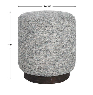 Avila Ottoman, Tweed - chic ottoman for living rooms | Image 5 | InSTYLE Home & Rugs