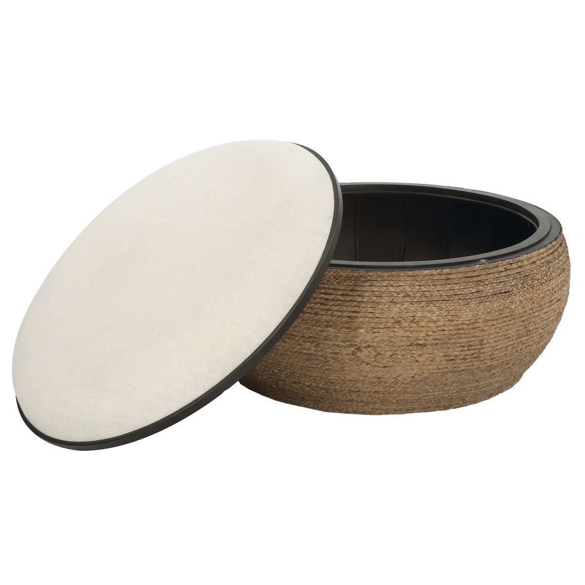 Island Ottoman, Large Round - comfortable ottoman for any room | Image 3 | InSTYLE Home & Rugs
