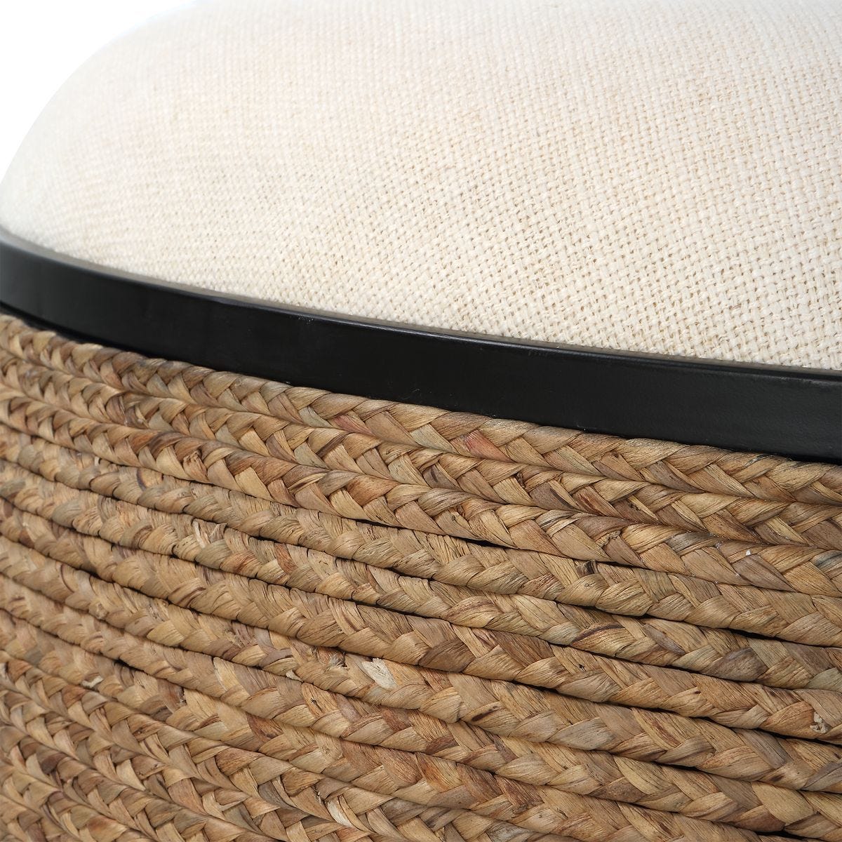 Island Ottoman, Large Round - comfortable ottoman for any room | Image 4 | InSTYLE Home & Rugs