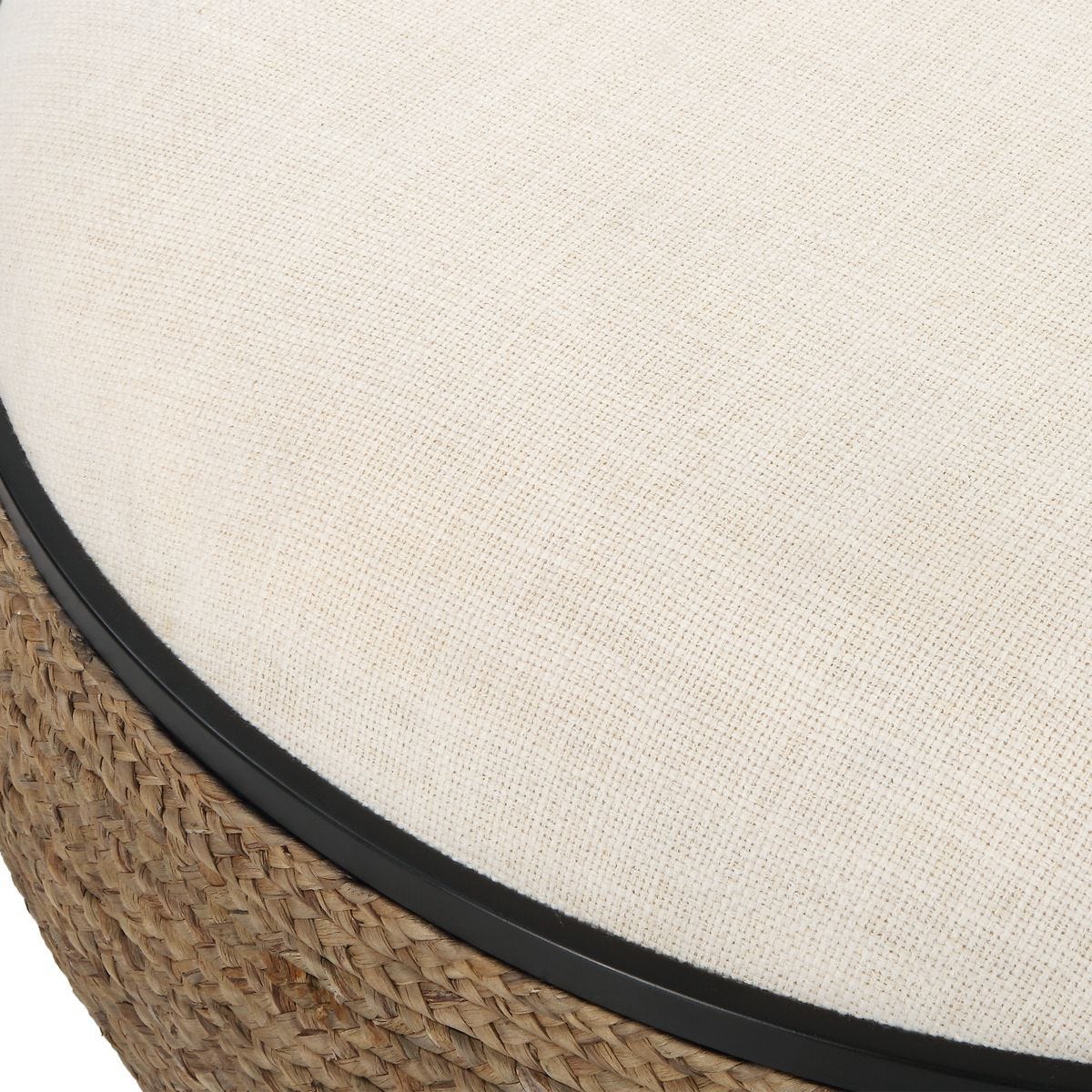 Island Ottoman, Large Round - comfortable ottoman for any room | Image 5 | InSTYLE Home & Rugs