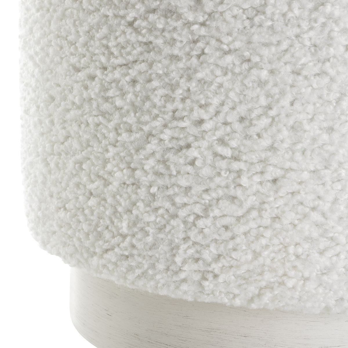 Avila Ottoman, White - perfect footrests with style | Image 3 | InSTYLE Home & Rugs