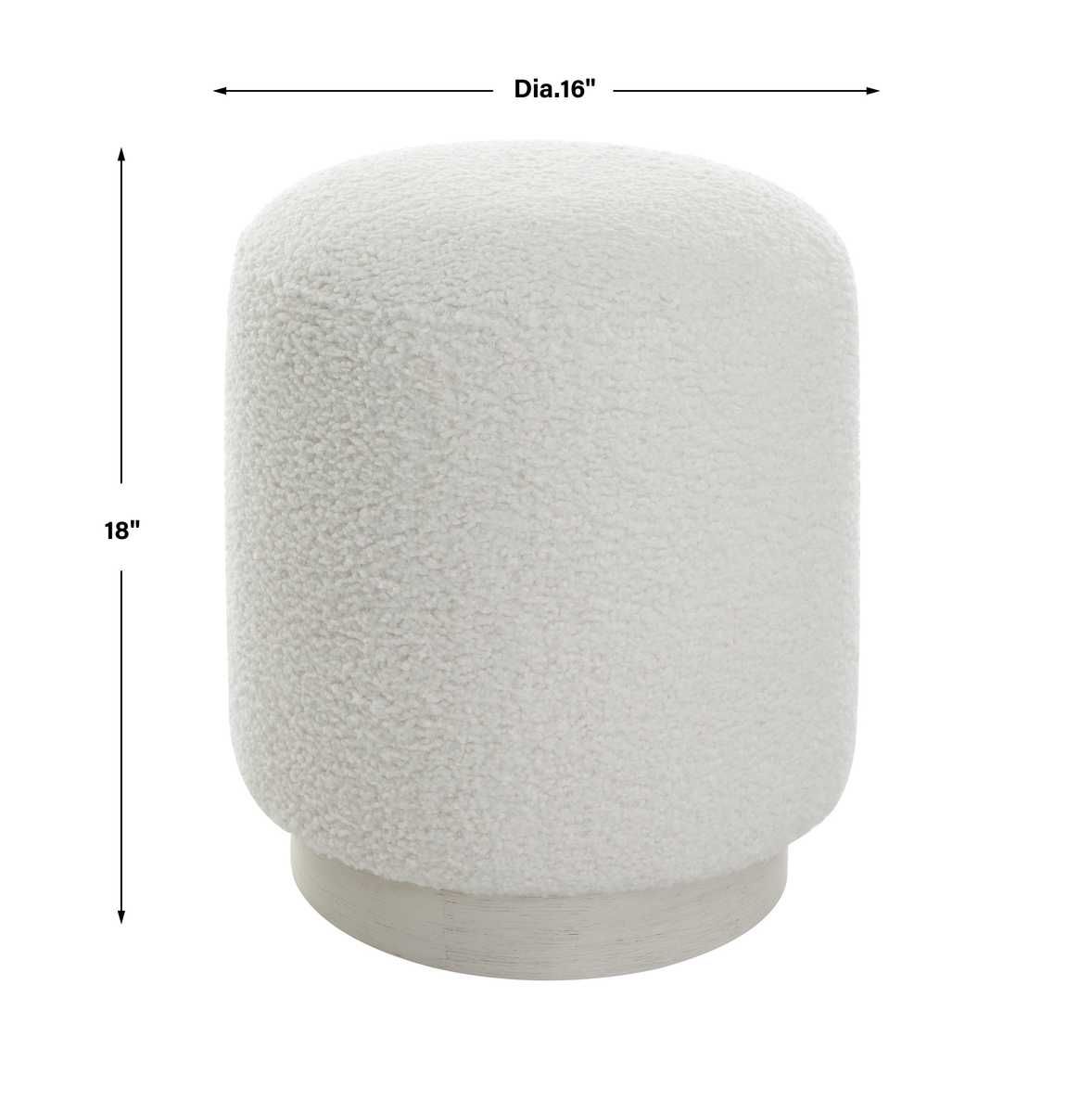 Avila Ottoman, White - perfect footrests with style | Image 5 | InSTYLE Home & Rugs