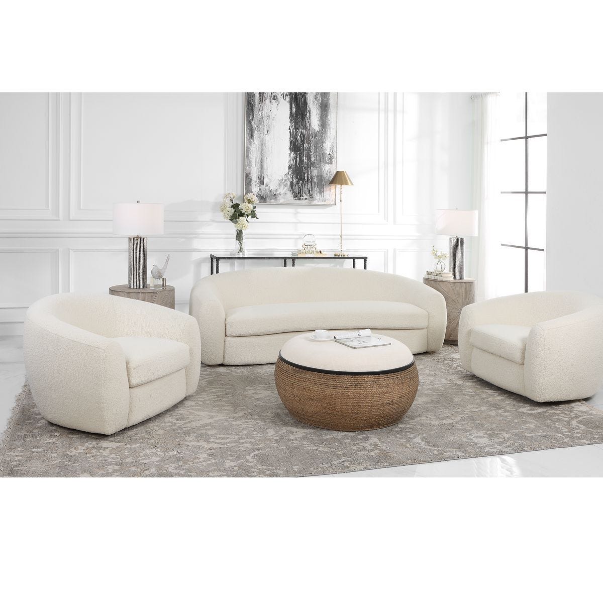 Capra Swivel Chair - variety of styles from classic to contemporary | Image 4 | InSTYLE Home & Rugs