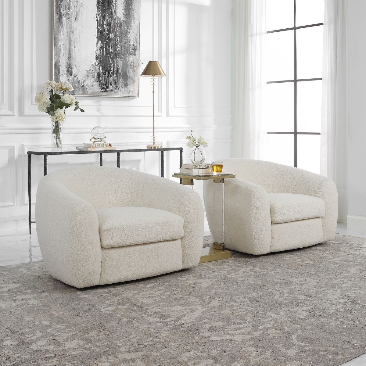 Capra Swivel Chair - variety of styles from classic to contemporary | Image 6 | InSTYLE Home & Rugs