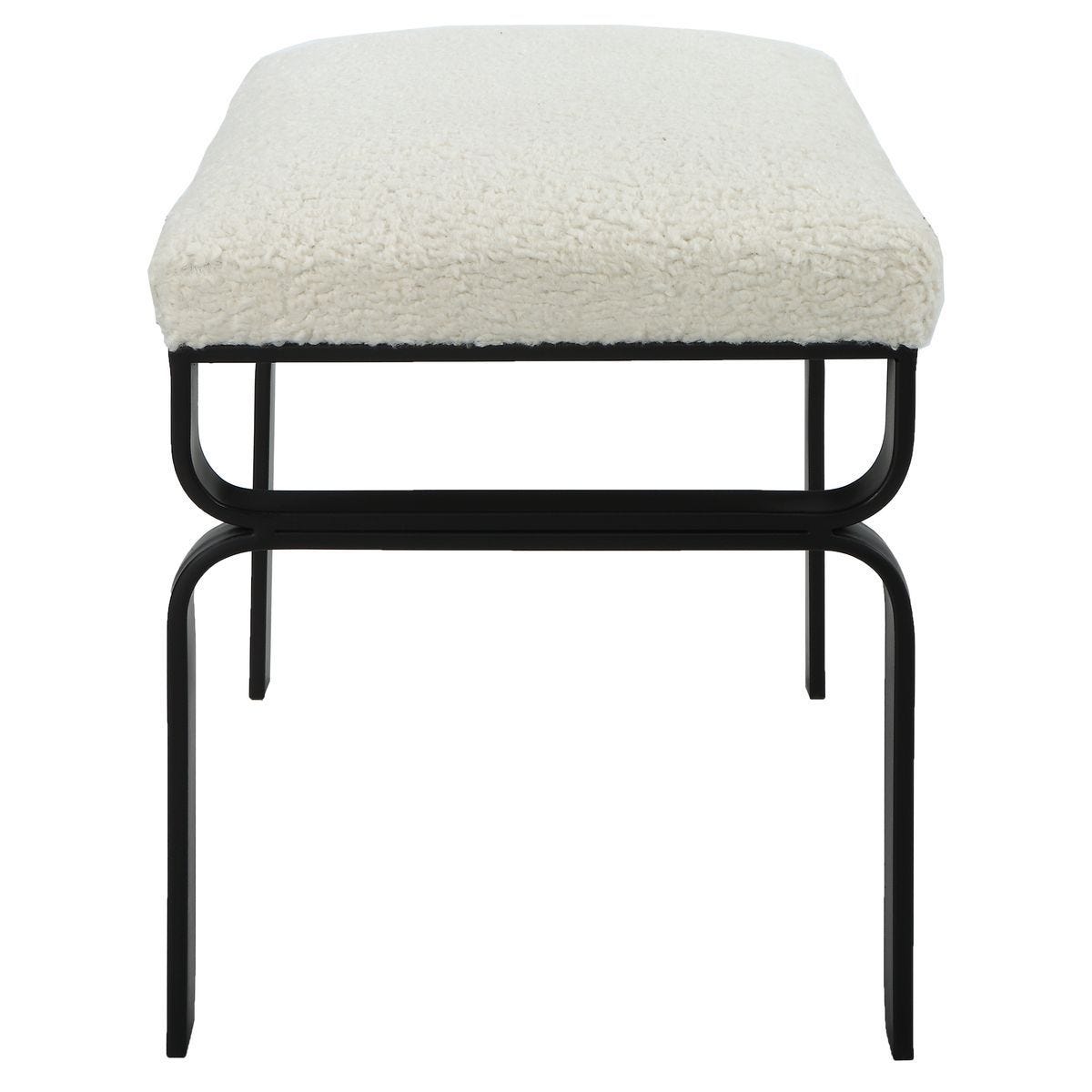 Diverge Small Bench - durable bench with modern style | Image 4 | InSTYLE Home & Rugs