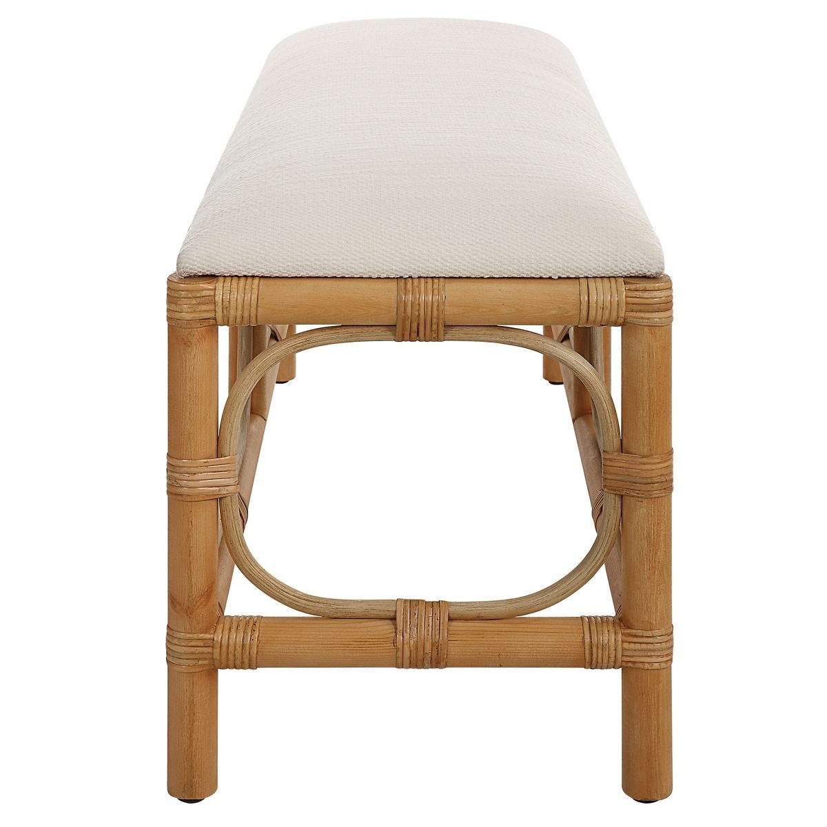 Laguna Bench, White - durable bench with modern style | Image 4 | InSTYLE Home & Rugs
