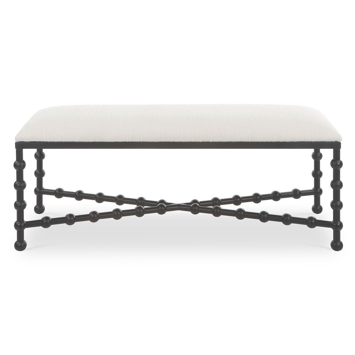 Iron Drops Bench - durable bench with modern style | Image 2 | InSTYLE Home & Rugs