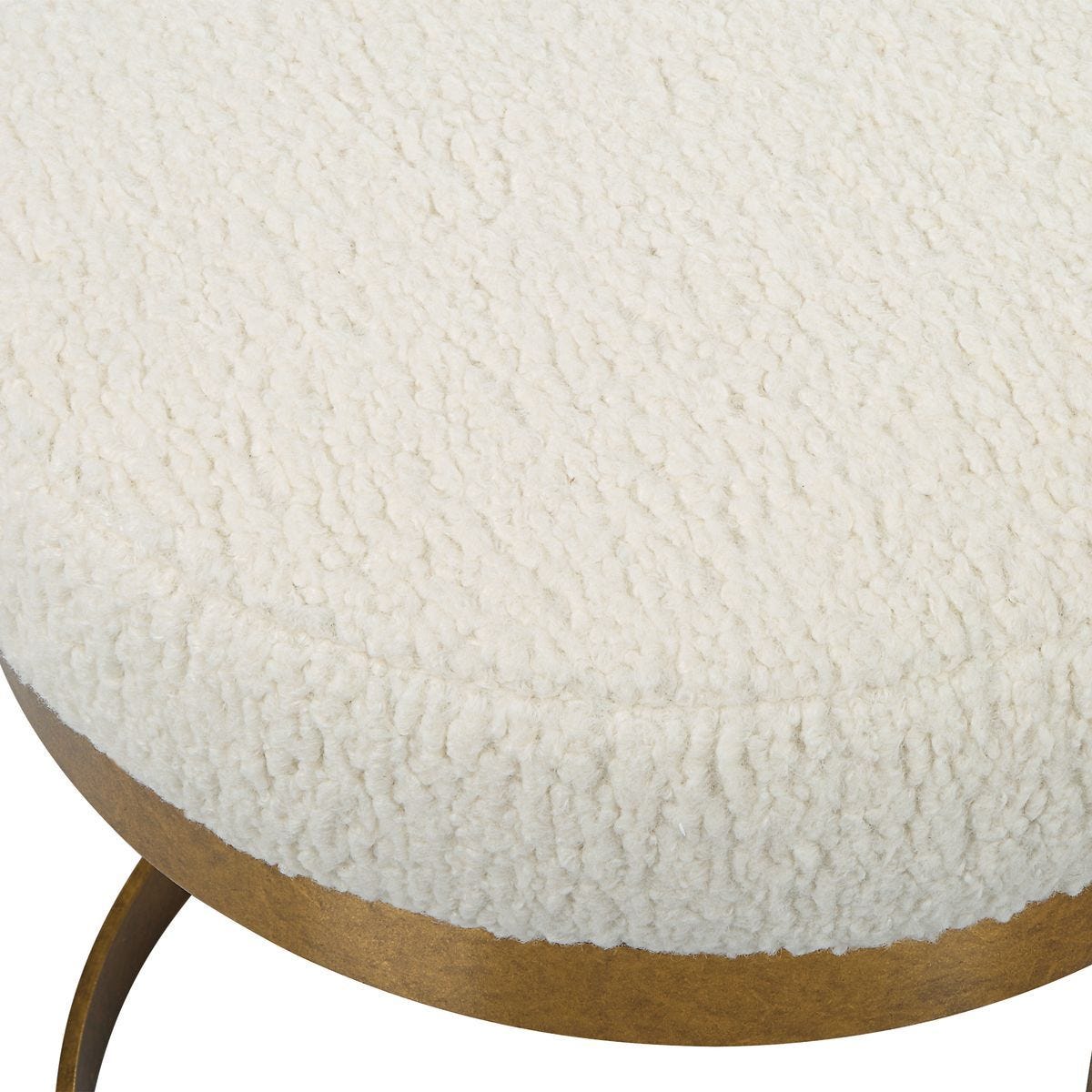 Infinity Bench, Gold - perfect for entryways or patios | Image 5 | InSTYLE Home & Rugs