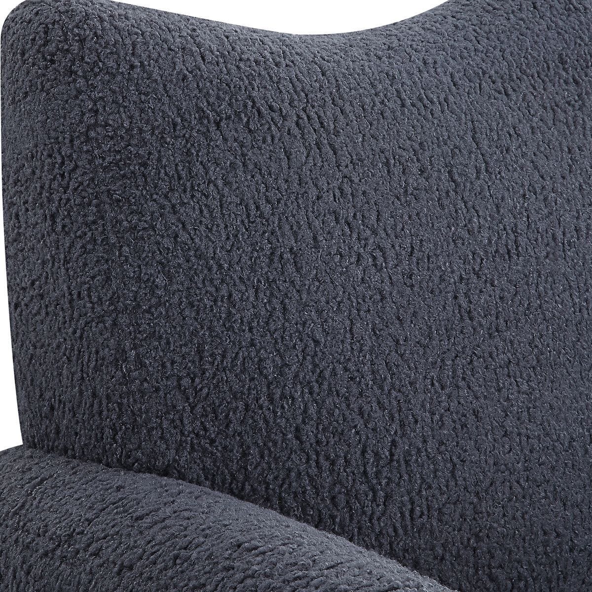 Teddy Accent Chair, Slate - compact accent chair for adding personality to any room | Image 6 | InSTYLE Home & Rugs
