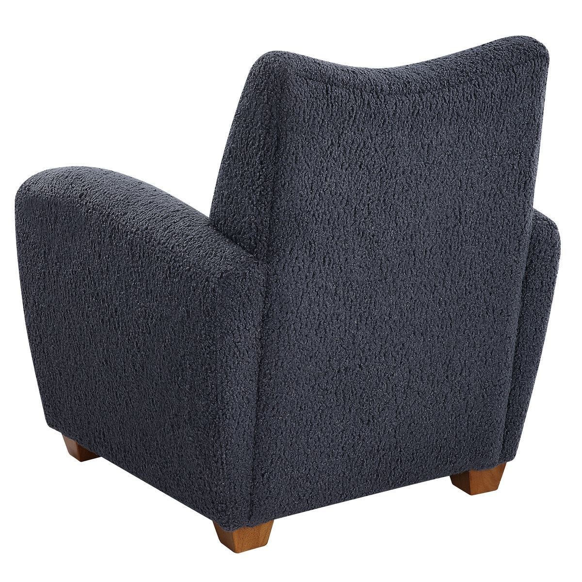 Teddy Accent Chair, Slate - compact accent chair for adding personality to any room | Image 7 | InSTYLE Home & Rugs
