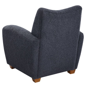 Teddy Accent Chair, Slate - compact accent chair for adding personality to any room | Image 7 | InSTYLE Home & Rugs