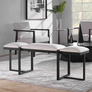 Triple Cloud Bench - stylish bench for any space | Image 1 | InSTYLE Home & Rugs