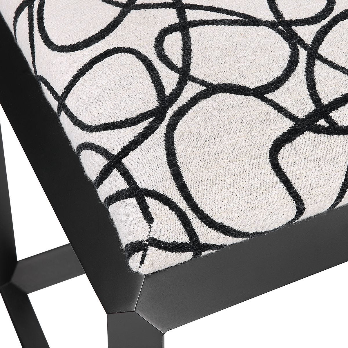 Curls Small Bench - perfect for entryways or patios | Image 5 | InSTYLE Home & Rugs