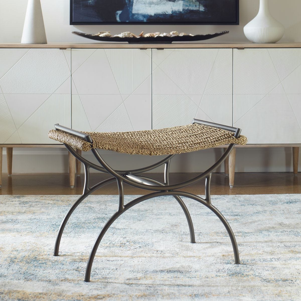 Playa Small Bench - perfect for entryways or patios | Image 1 | InSTYLE Home & Rugs
