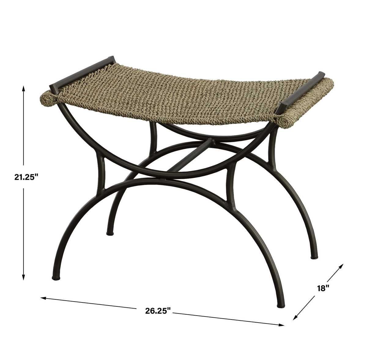 Playa Small Bench - perfect for entryways or patios | Image 7 | InSTYLE Home & Rugs