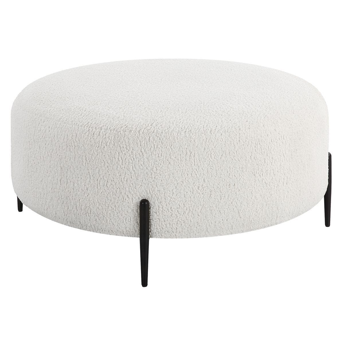 Arles Large Ottoman, Black - comfortable ottoman for any room | Image 5 | InSTYLE Home & Rugs
