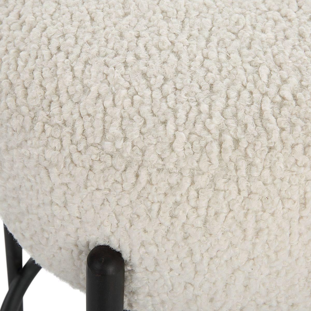 Arles Counter Stool, Black - ergonomic design for comfort | Image 6 | InSTYLE Home & Rugs