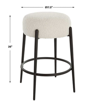 Arles Counter Stool, Black - ergonomic design for comfort | Image 7 | InSTYLE Home & Rugs