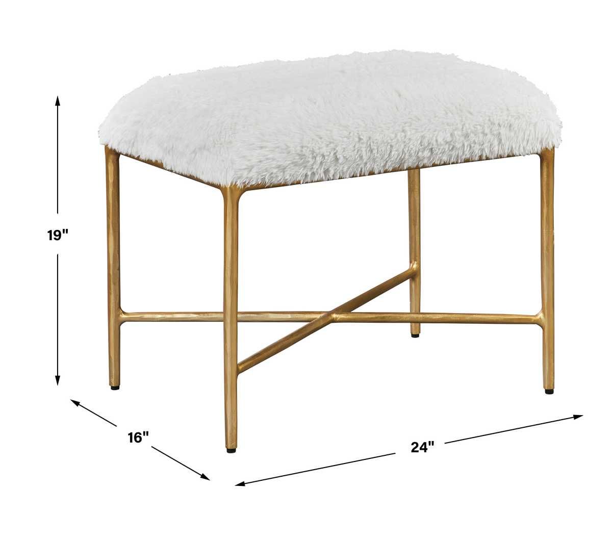 Charmed Small Bench - durable bench with modern style | Image 5 | InSTYLE Home & Rugs