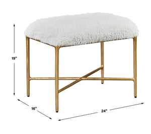 Charmed Small Bench - durable bench with modern style | Image 5 | InSTYLE Home & Rugs