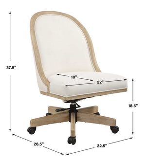 Lithe Desk Chair - perfect for work or study | Image 9 | InSTYLE Home & Rugs