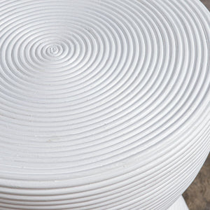 Bongo Side Table, White - perfect for holding drinks, lamps, and other essentials | Image 6 | InSTYLE Home & Rugs