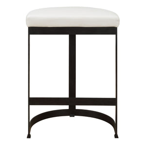 Ivanna Counter Stool, Black - ergonomic design for comfort | Image 4 | InSTYLE Home & Rugs