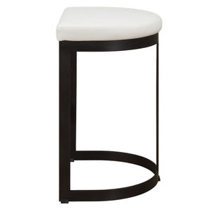 Ivanna Counter Stool, Black - ergonomic design for comfort | Image 5 | InSTYLE Home & Rugs