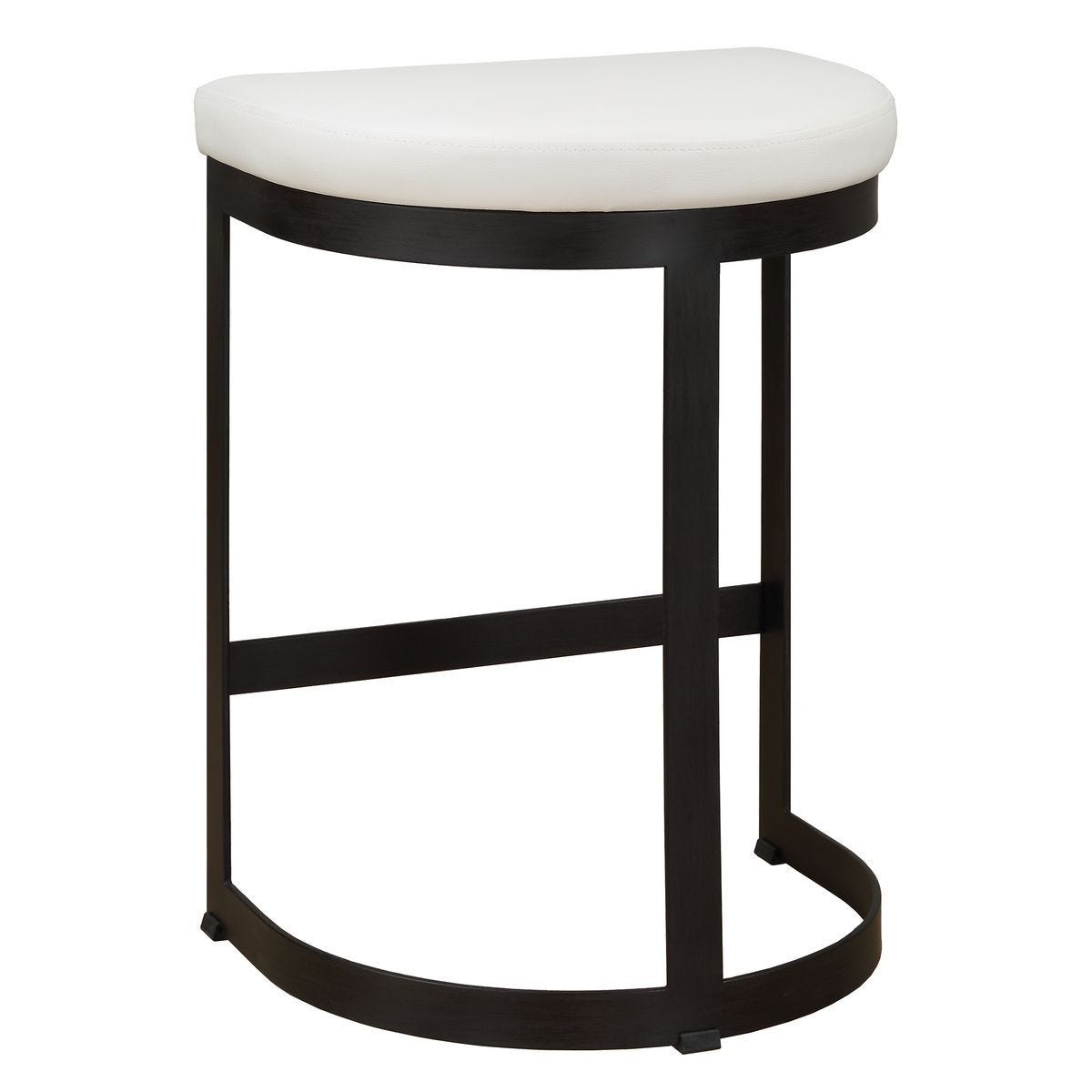 Ivanna Counter Stool, Black - ergonomic design for comfort | Image 6 | InSTYLE Home & Rugs