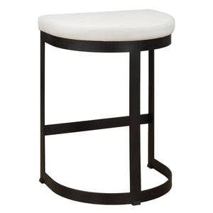 Ivanna Counter Stool, Black - ergonomic design for comfort | Image 6 | InSTYLE Home & Rugs