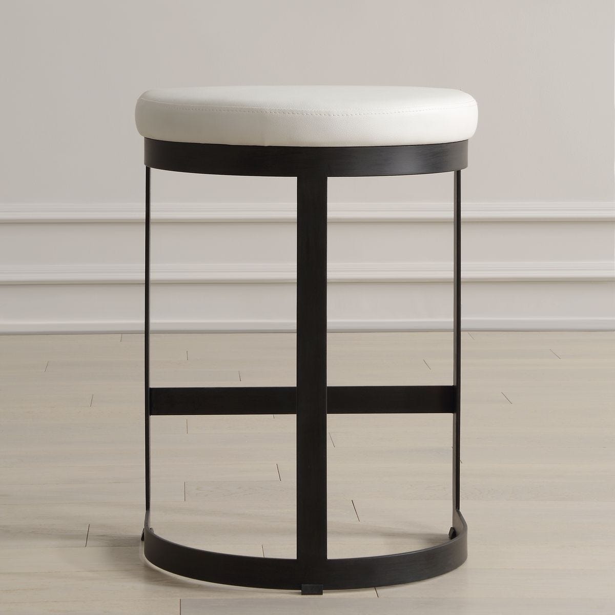 Ivanna Counter Stool, Black - ergonomic design for comfort | Image 3 | InSTYLE Home & Rugs
