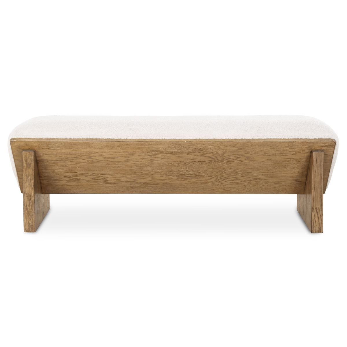 Wedged Bench - durable bench with modern style | Image 2 | InSTYLE Home & Rugs