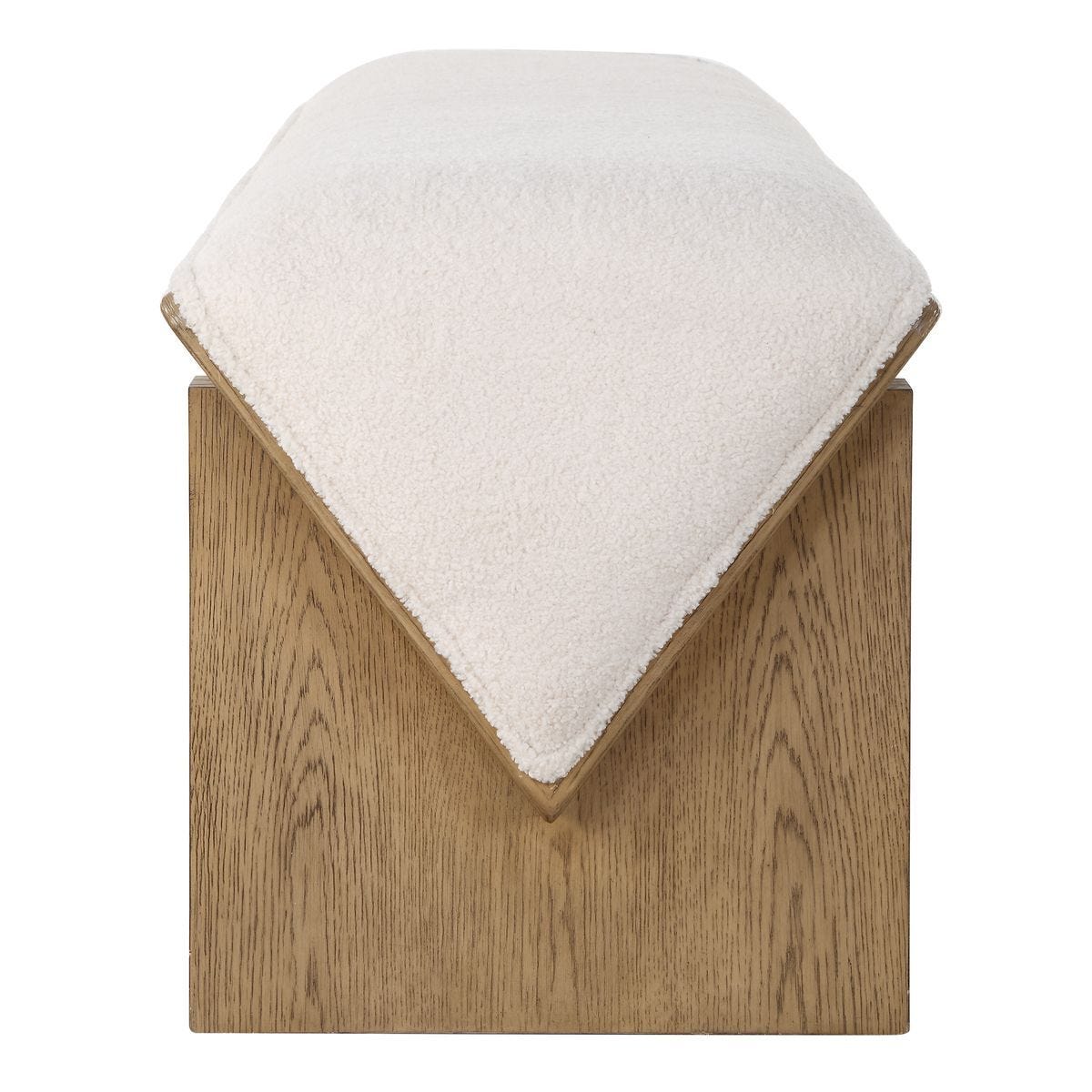 Wedged Bench - durable bench with modern style | Image 5 | InSTYLE Home & Rugs