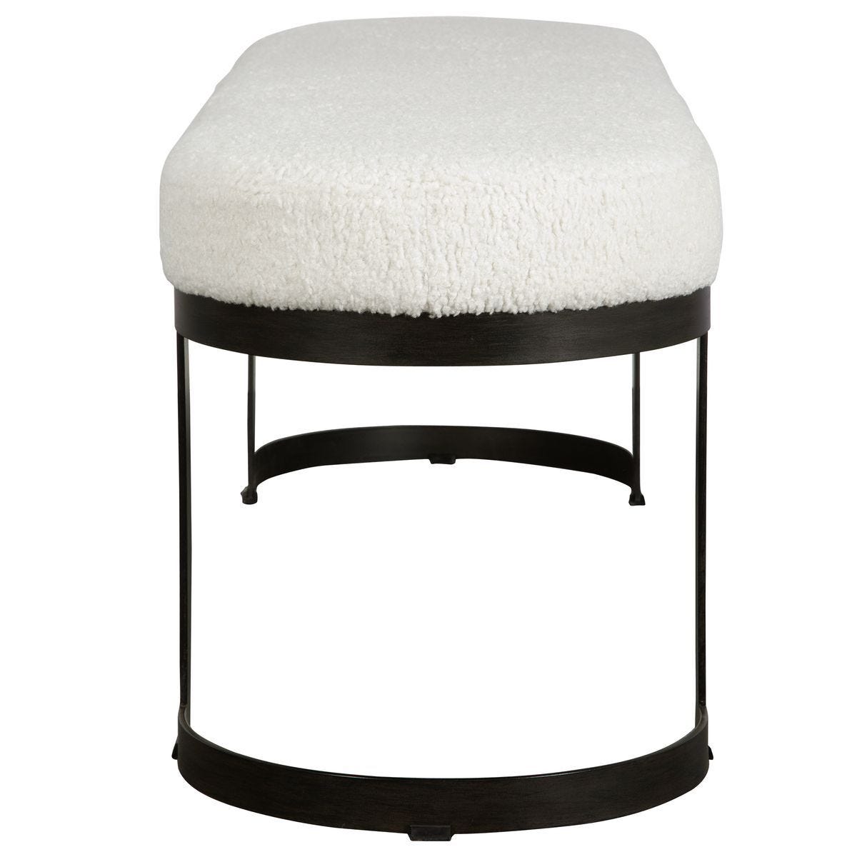 Infinity Bench, Black - stylish bench for any space | Image 5 | InSTYLE Home & Rugs