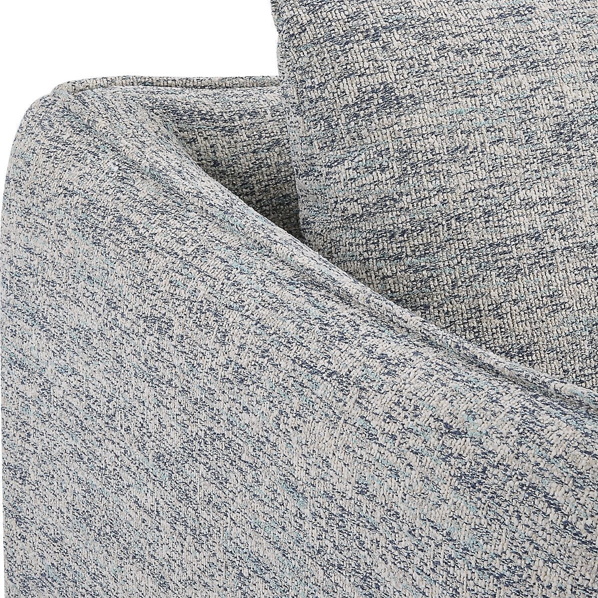 Corben Swivel Chair, Blue - durable construction for long-lasting use | Image 7 | InSTYLE Home & Rugs