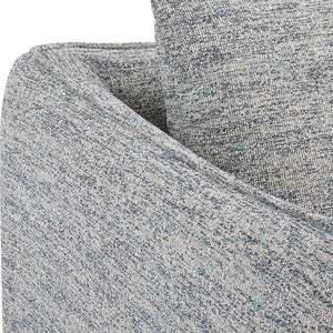 Corben Swivel Chair, Blue - durable construction for long-lasting use | Image 7 | InSTYLE Home & Rugs