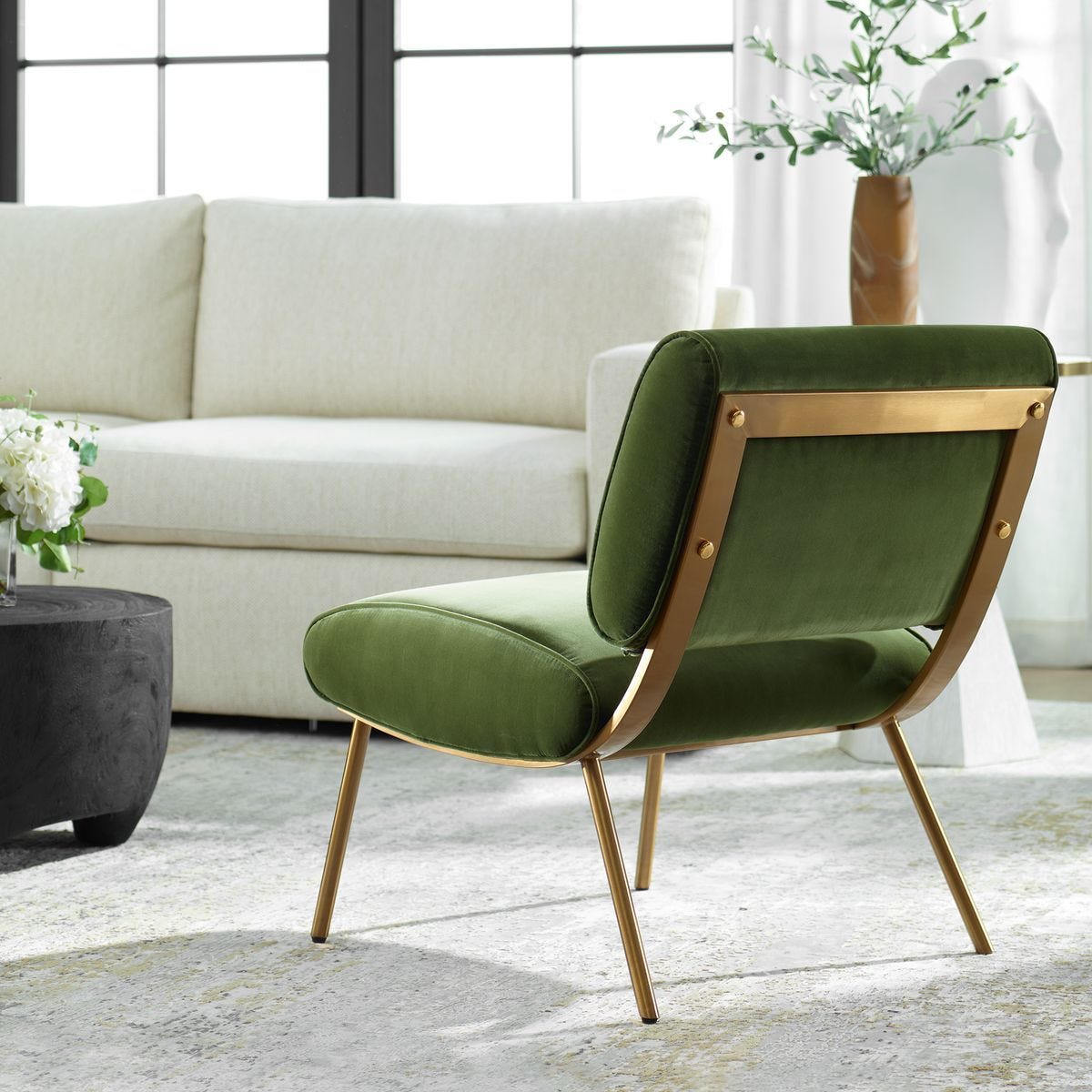 Knoll Accent Chair - compact accent chair for adding personality to any room | Image 5 | InSTYLE Home & Rugs
