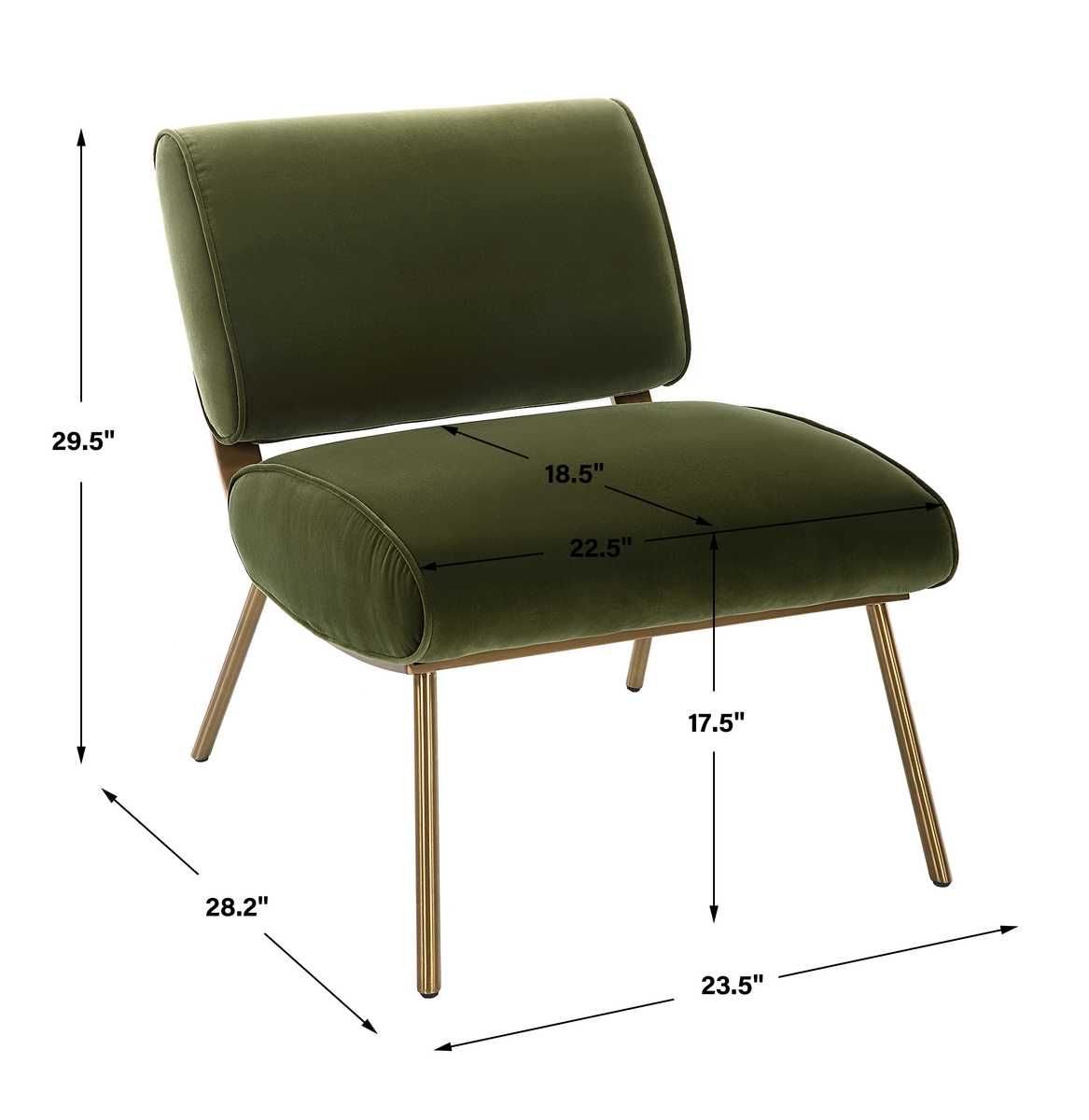 Knoll Accent Chair - compact accent chair for adding personality to any room | Image 12 | InSTYLE Home & Rugs