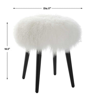 Wooly Accent Stool - available in various heights | Image 6 | InSTYLE Home & Rugs